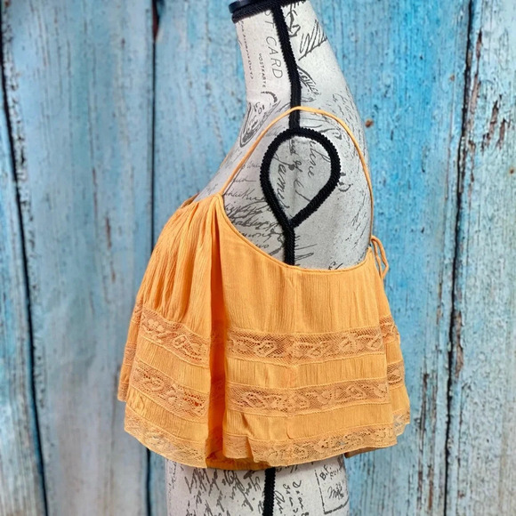 Free People NWT Orange Home Again Camisole - Picture 14 of 16